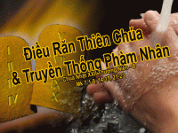 LUẬT THIÊN CHÚA -  LUẬT CON NGƯỜI