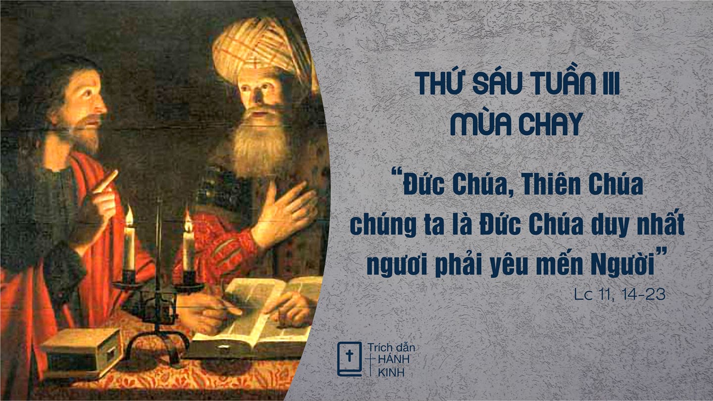 Thứ 6 Tuần III Mùa Chay - C